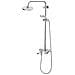 Set Miscelatore Doccia Con Soffione Argento Gurara - Foto miniatura 8