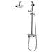 Set Miscelatore Doccia Con Soffione Argento Gurara - Foto miniatura 6