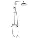 Set Miscelatore Doccia Con Soffione Argento Gurara - Foto miniatura 9