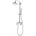 Set Miscelatore Doccia Con Soffione Argento Gurara - Foto miniatura 20