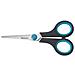 Forbici Easy Grip Blu / nero Lame Diritte E Simmetriche Lama 14 Cm E-30250 00 - Foto miniatura 1