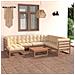 Set Divani Da Giardino 8 Pz Con Cuscini Legno Massello Di Pino - Foto miniatura 11
