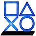 Lampada A Soggetto Paladone Icon Light Playstation Bianco E Nero Pp791 - Foto miniatura 2