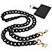Gioiello Da Smartphone Catena A Maglie Larghe 120 Cm Moxie Serie Ibiza Nero - Foto miniatura 1