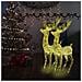 Renne di Natale XXL in Acrilico 250 LED 2 pz 180cm Bianco Caldo - Foto miniatura 1
