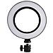 Anello Luminoso Girevole Con Supporto, Led, 20 Cm - Nero - Foto miniatura 3