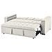 Noho Divano Letto 3 Posti In Tessuto Beige - Foto miniatura 4
