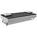 Divano Letto Jordi, Divano Letto A 3 Posti Con Piedini In Metallo Nero, Sofà Da Soggiorno In Tessuto Imbottito Con Apertura Click-clack, 190x87h97 Cm, Grigio - Foto miniatura 4