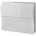 Scarpiera Andrea, Mobile Multiuso A 2 Ante A Ribalta, Portascarpe Da Ingresso, 100% Made In Italy, Cm 101x27h82, Bianco Lucido - Foto miniatura 2