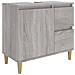 Armadietto Bagno Grigio Sonoma 65x33x60 Cm In Legno Multistrato - Foto miniatura 1