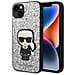 Cover Per Iphone 14 Glitter Flakes Ikonik, Argento - Foto miniatura 2