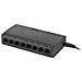DSP1-1008 switch di rete Non gestito Gigabit Ethernet (10/100/1000) Nero, Grigio - Foto miniatura 3