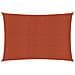 Vela Parasole 160 G /m Rettangolare Terracotta 3,5x4,5 M Hdpe - Foto miniatura 2