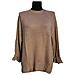 Maglione Donna A Girocollo Beige L - Foto miniatura 1