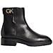 Rubber Sole Ankle Boot Whw-lth Stivaletti Pelle Scarpe Donna Nero Eu 36, Hw0hw01258 Bax - Foto miniatura 1