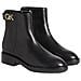 Rubber Sole Ankle Boot Whw-lth Stivaletti Pelle Scarpe Donna Nero Eu 36, Hw0hw01258 Bax - Foto miniatura 2