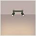 Lampada Da Soffitto Karbon 2 Verde Oliva Sl. 1618 - Minimalista Lampada Da Soffitto Verde Oliva 16.5x30x6.5 Cm - Foto miniatura 3