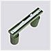 Lampada Da Soffitto Karbon 2 Verde Oliva Sl. 1618 - Minimalista Lampada Da Soffitto Verde Oliva 16.5x30x6.5 Cm - Foto miniatura 4