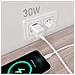 ASCH-30W1P035-W Caricabatterie per dispositivi mobili Universale Bianco AC Ricarica rapida Interno - Foto miniatura 4