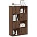 Libreria Rovere Marrone 60x24x101,5 Cm In Legno Multistrato - Foto miniatura 1