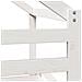 Letto a Soppalco con Tetto Bianco 80x200 cm in Legno di Pino - Foto miniatura 9