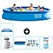 Piscina Fuori Terra - In Giro - 457x84 Cm - Blu - Include Accessori Coordinati A1165 - Foto miniatura 1