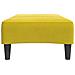 Poggiapiedi Giallo 77x55x31 cm in Velluto - Foto miniatura 5