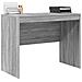 Scrivania moderna Grigio sonoma MDF, Impiallacciatura - Foto miniatura 3