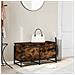 Contenitore con Coperchio Rovere Fumo 100x40x51,5cm Truciolato - Foto miniatura 3