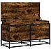 Contenitore con Coperchio Rovere Fumo 100x40x51,5cm Truciolato - Foto miniatura 7