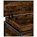 Contenitore con Coperchio Rovere Fumo 100x40x51,5cm Truciolato - Foto miniatura 8