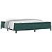 Letto box spring con materasso Verde Scuro 200 x 200 cm Velluto - Foto miniatura 3