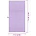 Asciugamani Sportivi 2 pcs Viola 140 x 70 cm - Foto miniatura 8