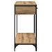 Tavolo consolle Rovere artigianale 75 x 34,5 x 75 cm - Foto miniatura 7