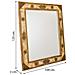 Specchio In Legno Marrone 109x3x125h - Foto miniatura 5