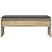 Panca per ingresso con cuscino Rovere Sonoma 103 x 38 x 40 cm - Foto miniatura 5