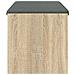 Panca per ingresso con cuscino Rovere Sonoma 103 x 38 x 40 cm - Foto miniatura 6