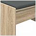 Panca per ingresso con cuscino Rovere Sonoma 103 x 38 x 40 cm - Foto miniatura 8
