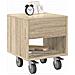 Comodino 2 pcs Rovere Sonoma 40,5 x 40 x 48 cm - Foto miniatura 3