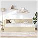 Struttura Letto Angolare con Materasso 2 pcs Crema Velluto - Foto miniatura 3