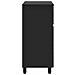Mobiletto da bagno Nero 60 x 35 x 80 cm Legno ingegnerizzato - Foto miniatura 6