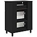 Mobiletto da bagno Nero 60 x 35 x 80 cm Legno ingegnerizzato - Foto miniatura 7
