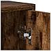 Armadio da Notte Rovere Fumo Legno ingegnerizzato - Foto miniatura 7