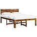 Letto matrimoniale con testiera ROSTOCK Naturale 137 x 190 cm - Foto miniatura 1