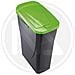 PATTUMIERA per RACCOLTA DIFFERENZIATA Colore VERDE 25 Litri ECOBIN 25 - Foto miniatura 2