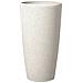 Vaso Da Fiori Moderno Tondo Bianco 39x39x75cm Abdera - Foto miniatura 31