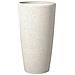 Vaso Da Fiori Moderno Tondo Bianco 39x39x75cm Abdera - Foto miniatura 9