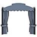 Gazebo Con Tende 3x4 Cm Antracite In Acciaio - Foto miniatura 3