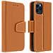 Custodia Iphone 12 Pro Max Porta Carte In Pelle Funzione Stand Premium Marrone - Foto miniatura 1