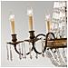 Lampadario A 6 Luci Con Finitura Bronzo Britannico, E14 - Foto miniatura 5